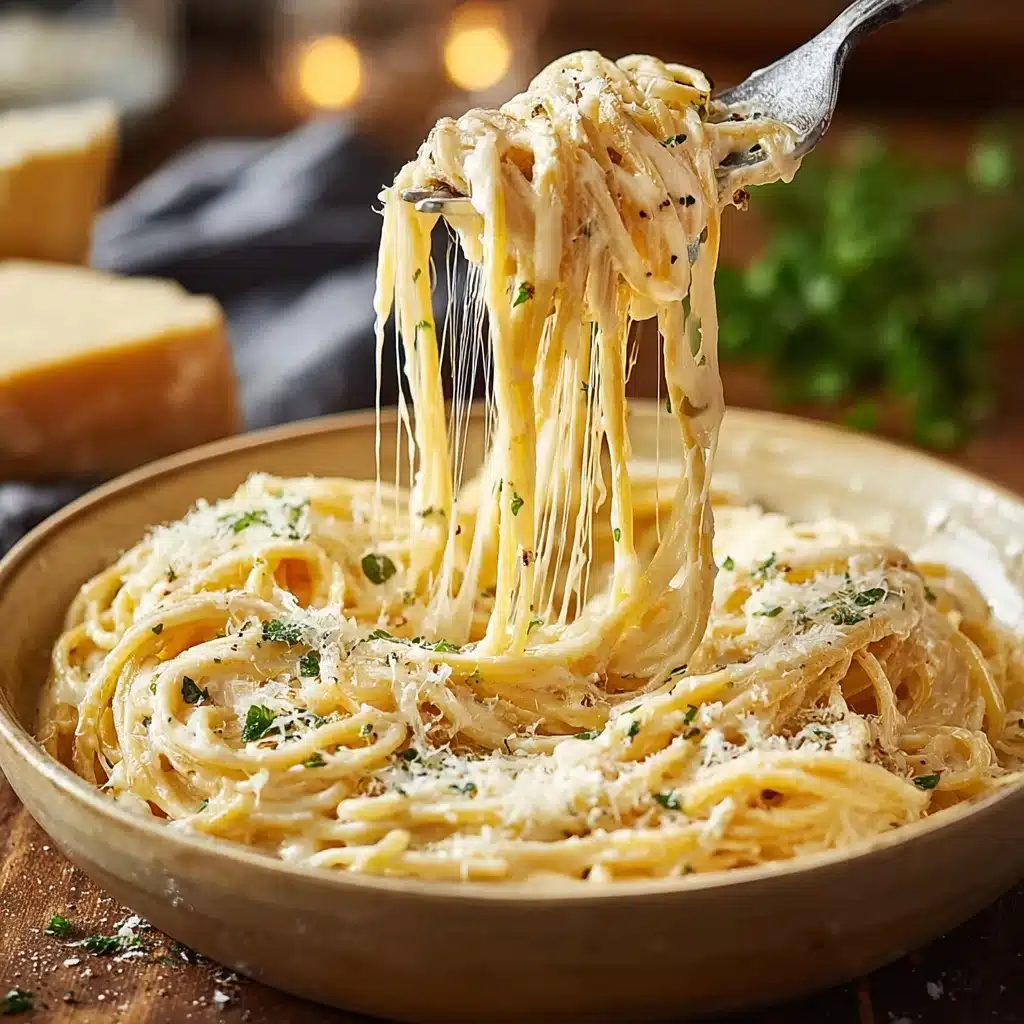 Cheesy Garlic Parmesan Spaghetti Recipe - Recipe Image