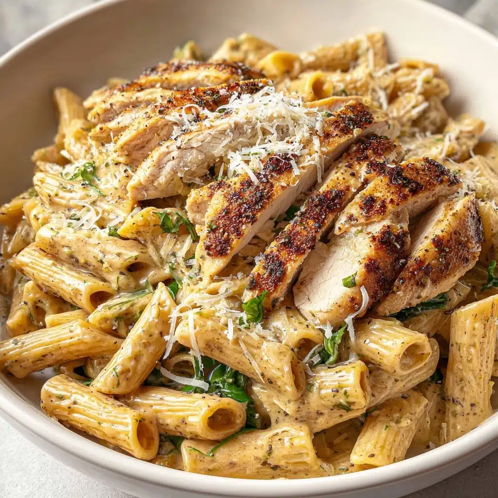 Garlic Parmesan Chicken Pasta Recipe - Recipe Image