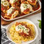 Homemade Chicken Parm and Spaghetti Recipe