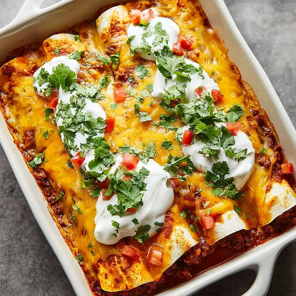 Ground Beef Enchiladas Recipe - Recipe Image