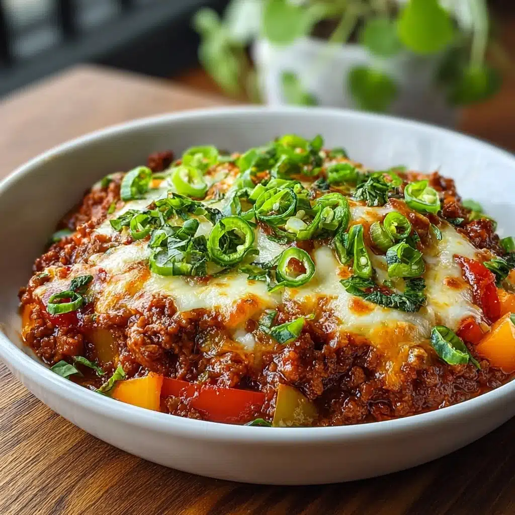 Low Carb Crustless Pizza Bowl Recipe - Recipe Image