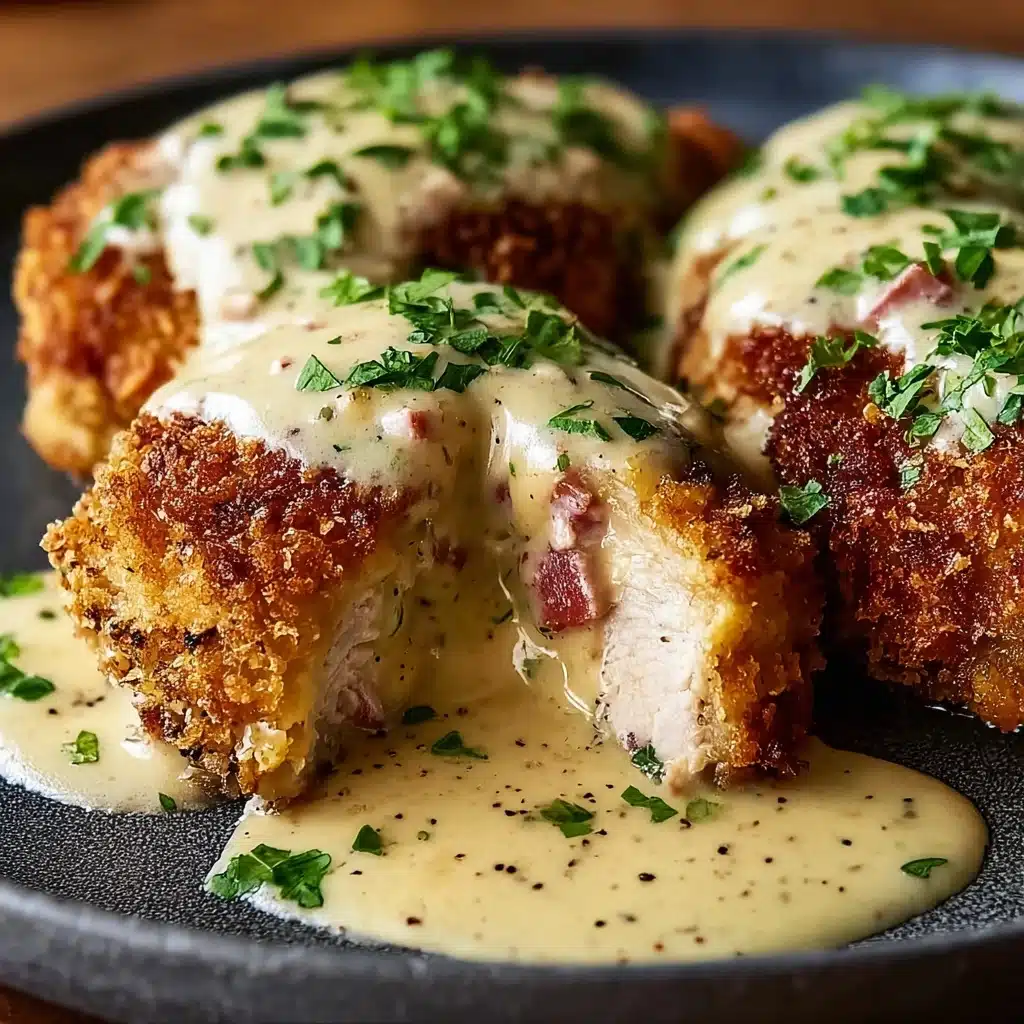 Deliciously Creamy Chicken Cordon Bleu Recipe - Recipe Image