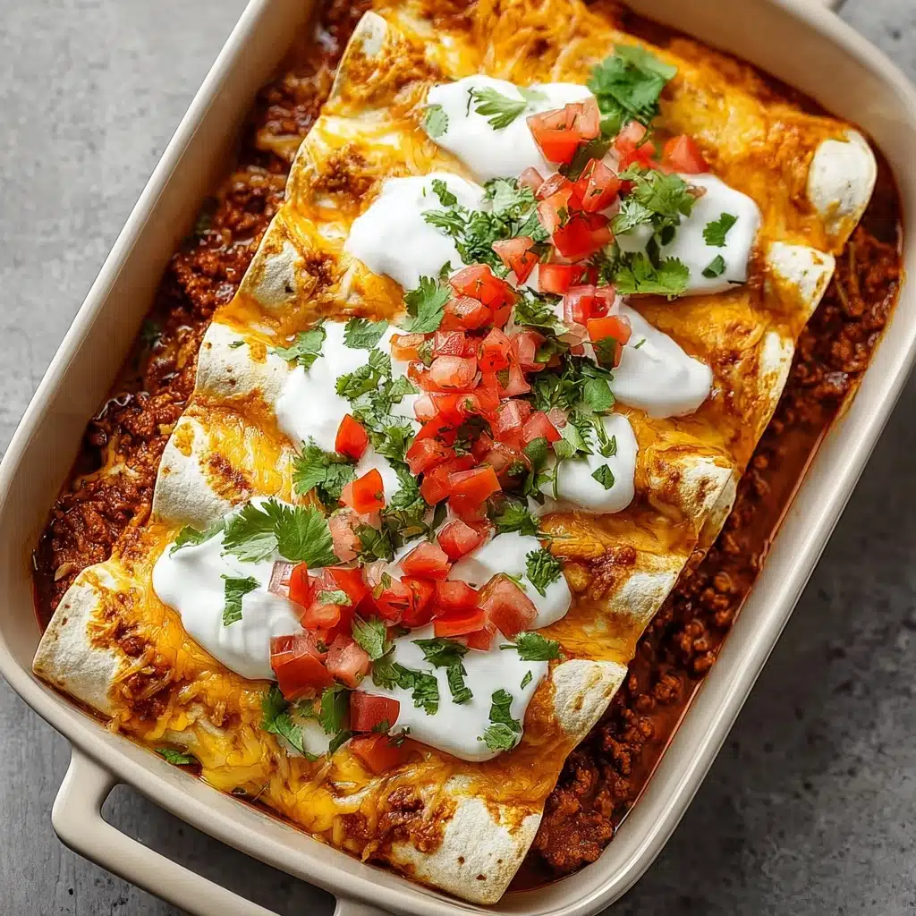Ground Beef Enchiladas Recipe
