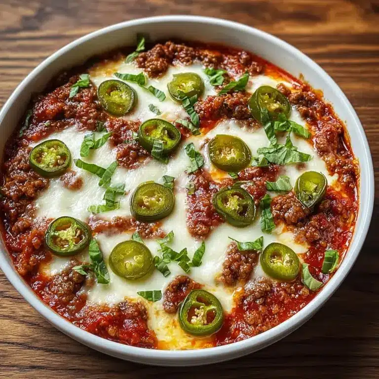Low Carb Crustless Pizza Bowl Recipe