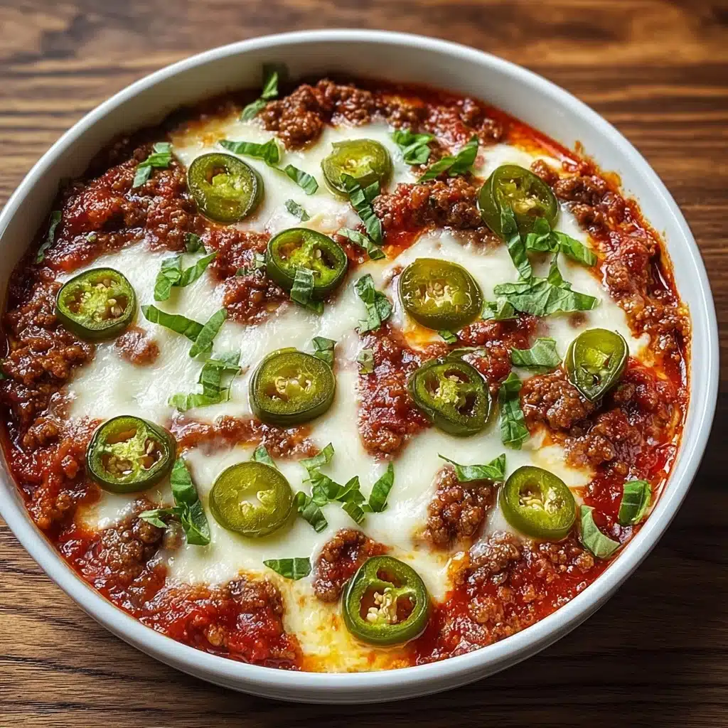 Low Carb Crustless Pizza Bowl Recipe - Recipe Image