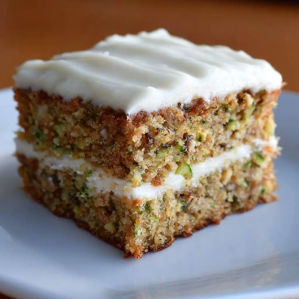 Frosted Zucchini Spice Bars Recipe