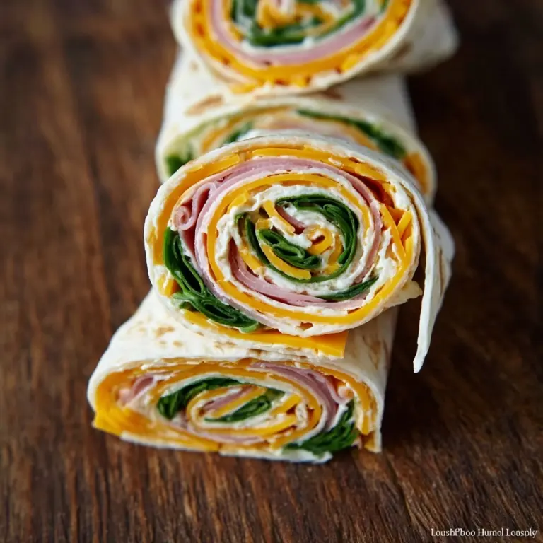 Super Easy Ham Roll Ups Recipe