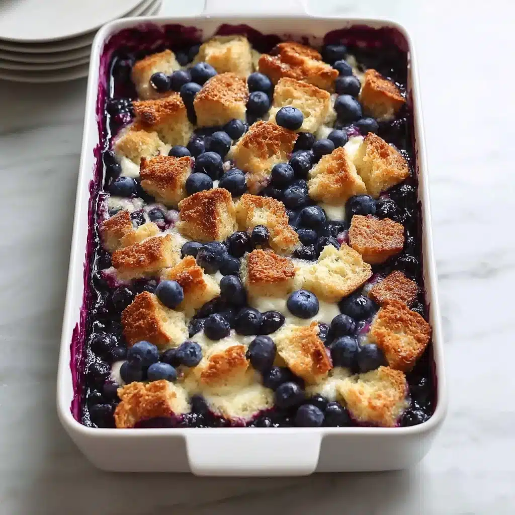 Overnight Blueberry French Toast Casserole Recipe
