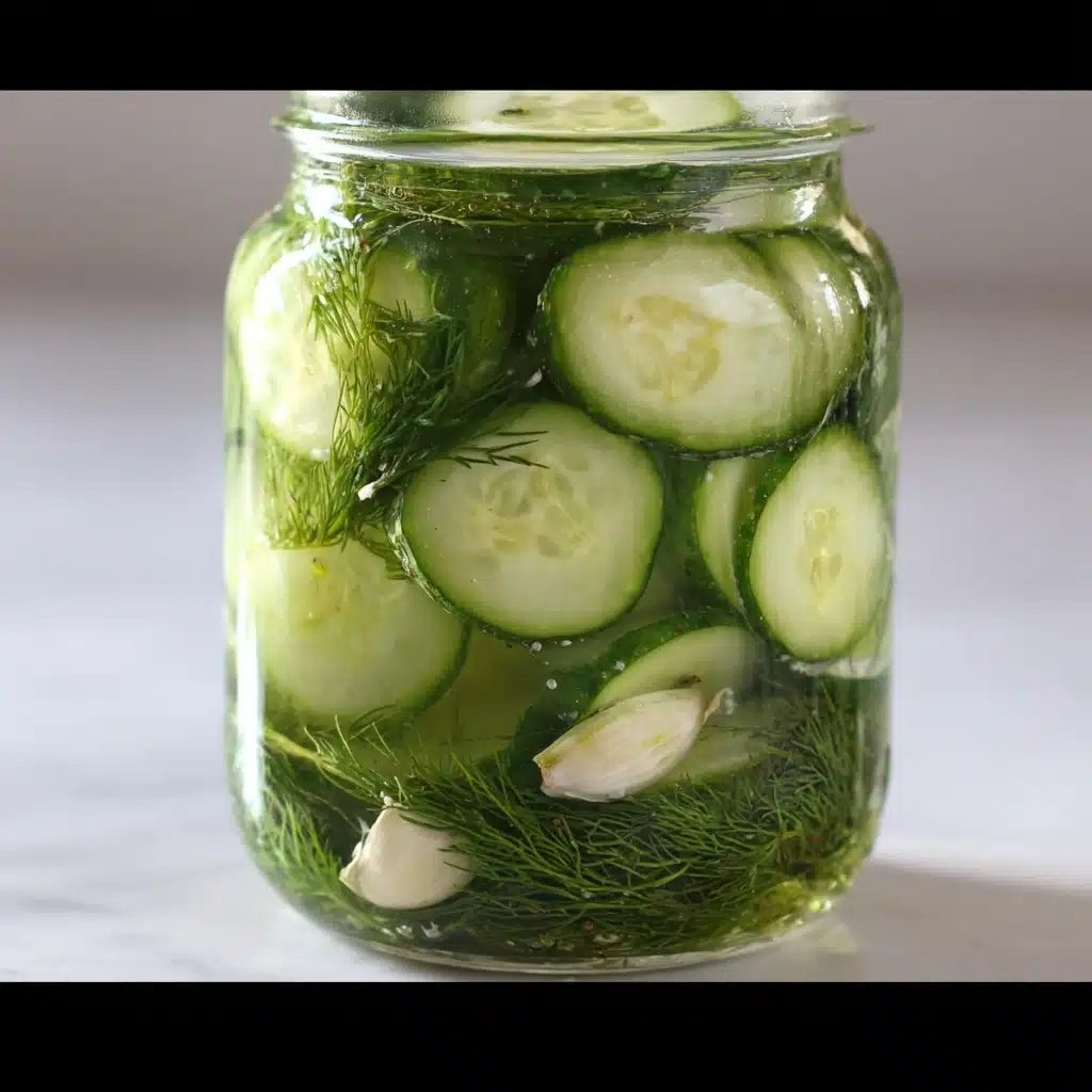 Refrigerator Pickles Recipe - Recipe Image