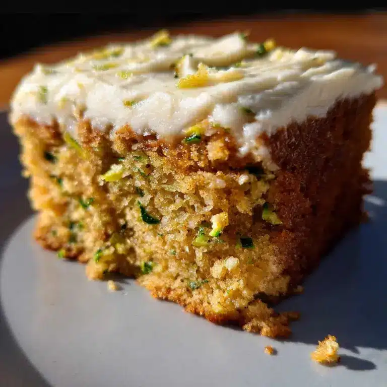 Ultimate Frosted Zucchini Bars Cream Cheese Recipe