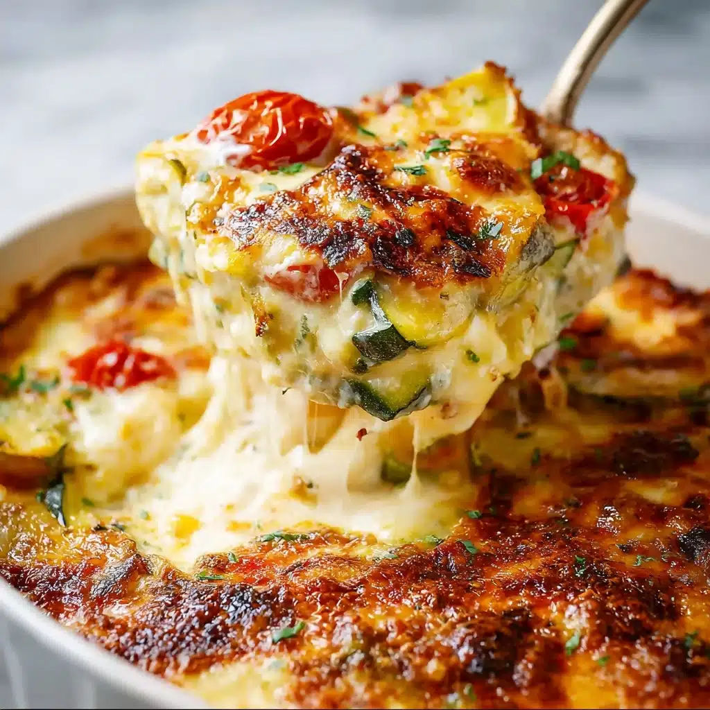 Simple Baked Zucchini and Cheese Recipe