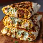 Ooey-Gooey Cheesy Garlic Chicken Wraps You’ll Devour Recipe