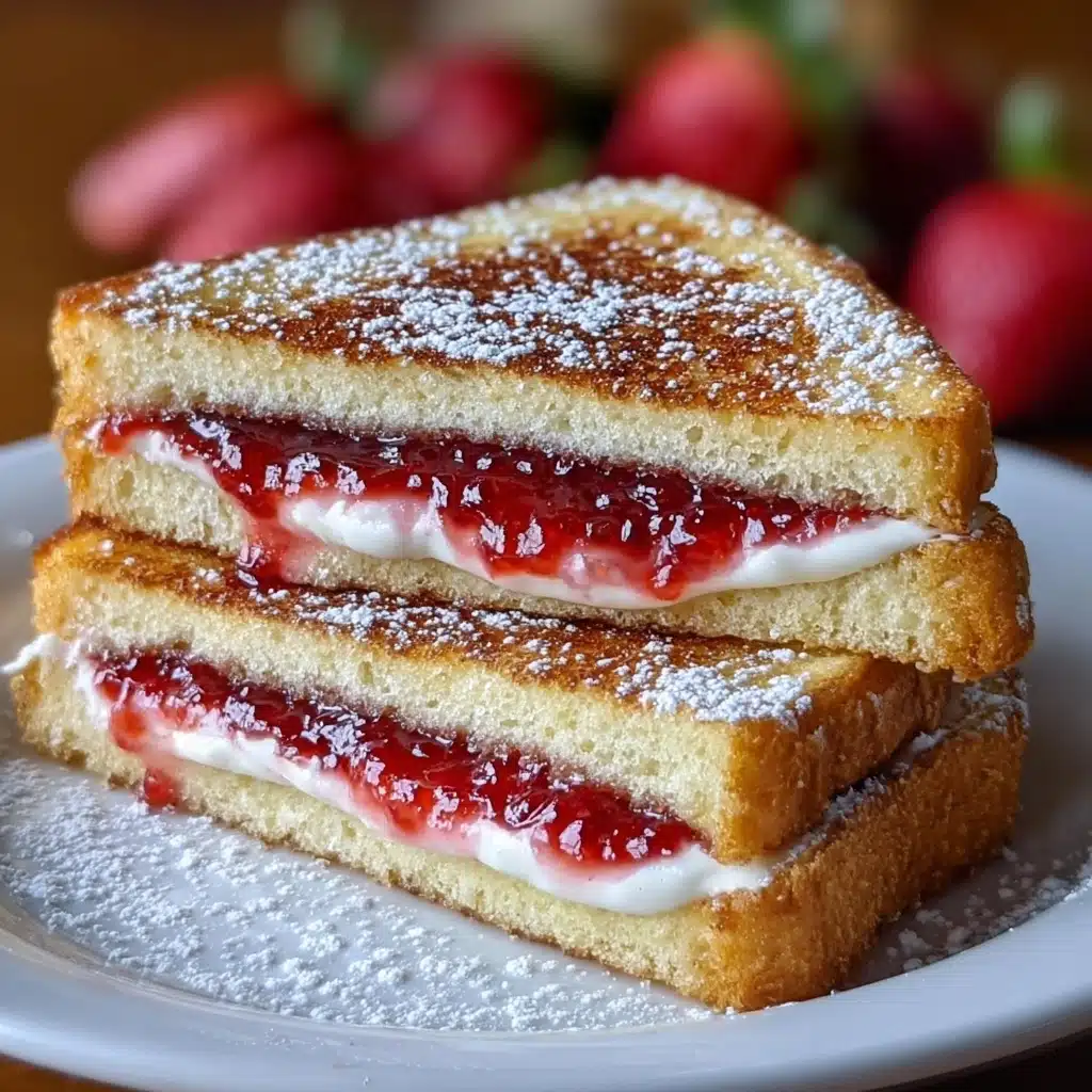 Fried Strawberry Cheesecake Sandwiches Recipe - Recipe Image