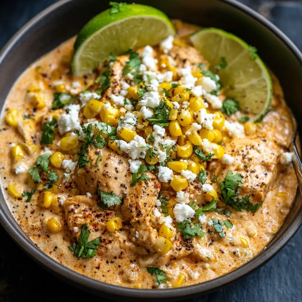 Slow Cooker Street Corn Chicken Recipe - Recipe Image