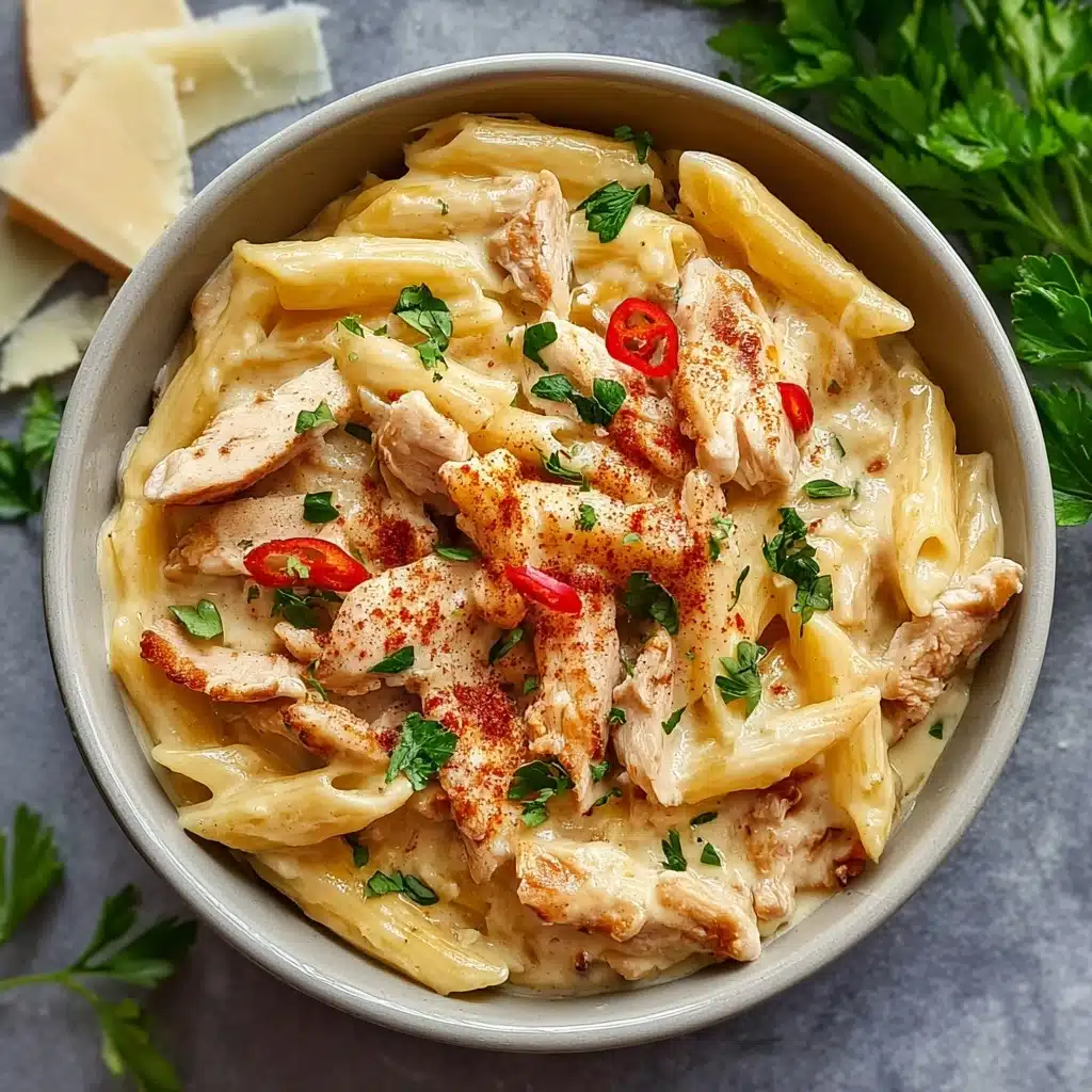 Crock Pot Creamy Cajun Chicken Pasta Recipe - Recipe Image