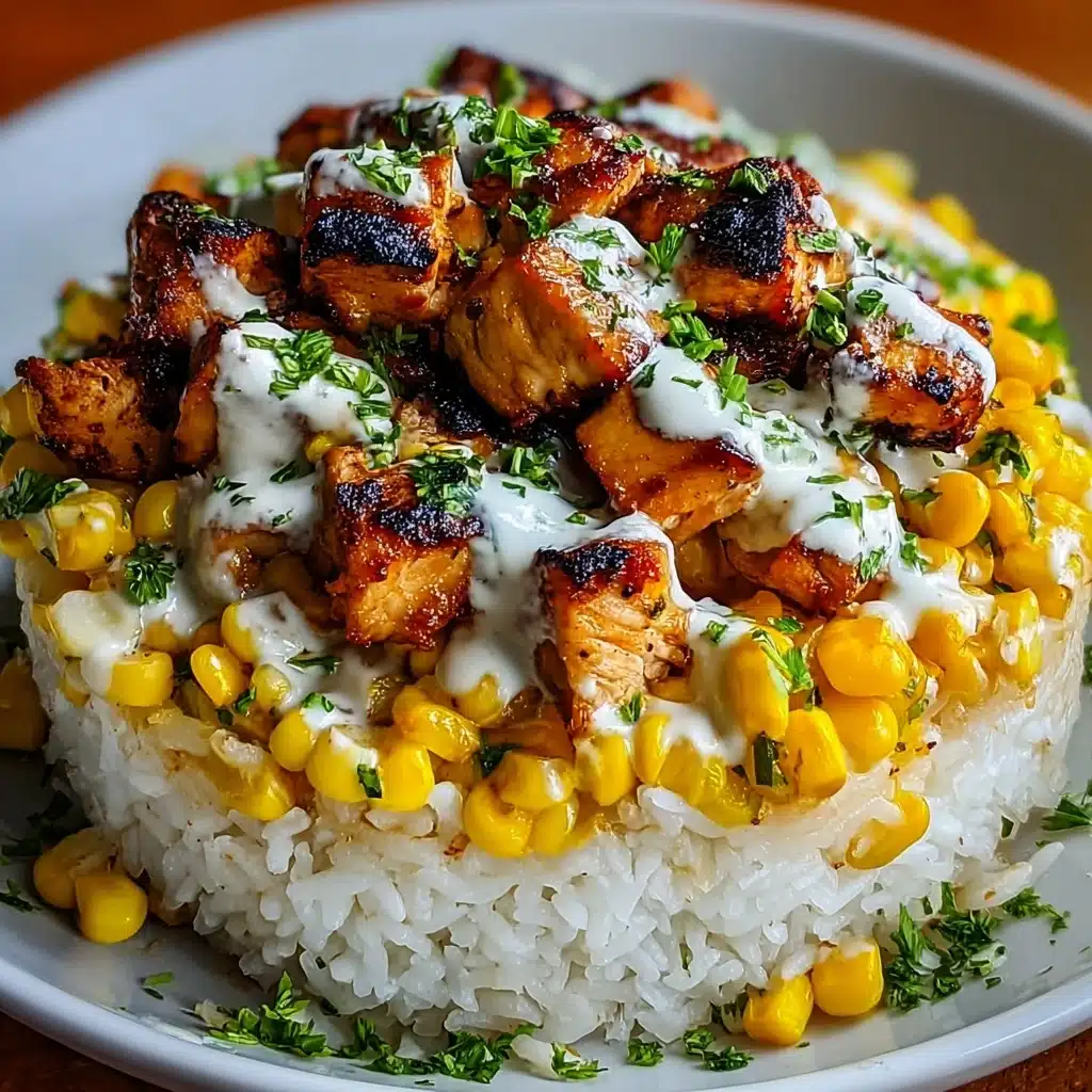 Delicious Street Corn Chicken Rice Bowl Recipe - Recipe Image