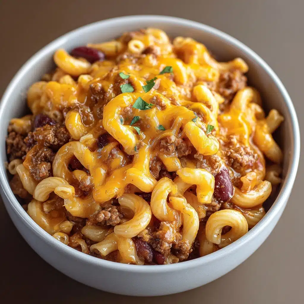 Crock Pot Cheddar Chili Mac Recipe - Recipe Image
