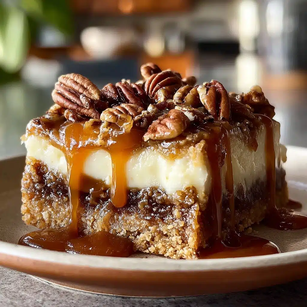 Decadent Butter Pecan Praline Poke Cake Recipe - Recipe Image