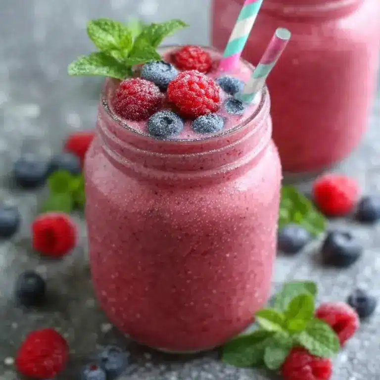 Mixed Berry Smoothie Recipe