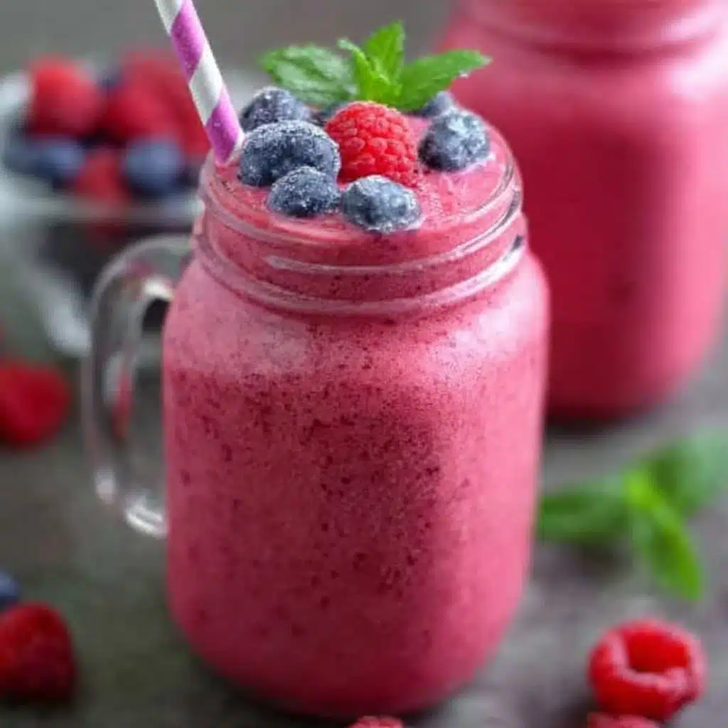 Mixed Berry Smoothie Recipe - Recipe Image