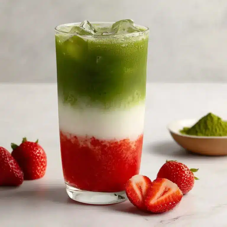 Strawberry Matcha Latte Recipe