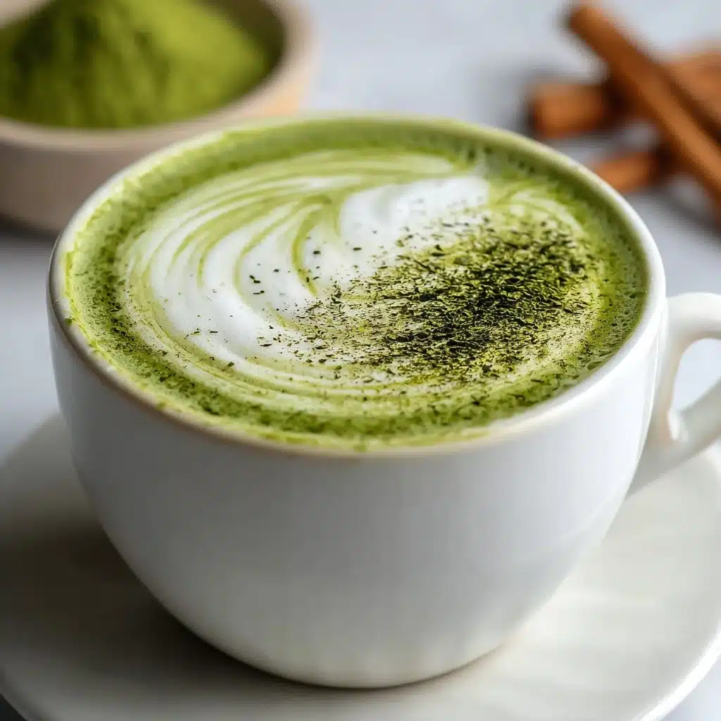 Easy Creamy Matcha Latte in a Mug Recipe - Recipe Image