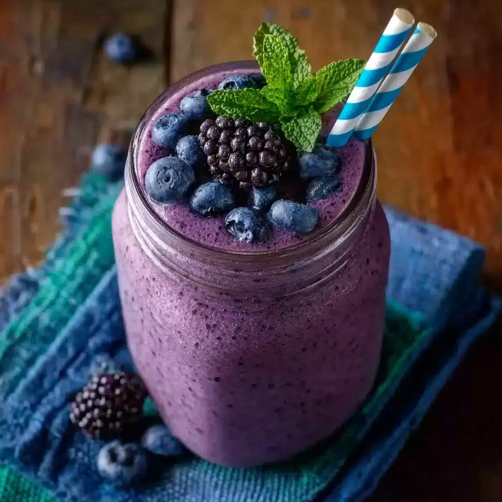 Purple Power Blueberry Smoothie Recipe - Recipe Image