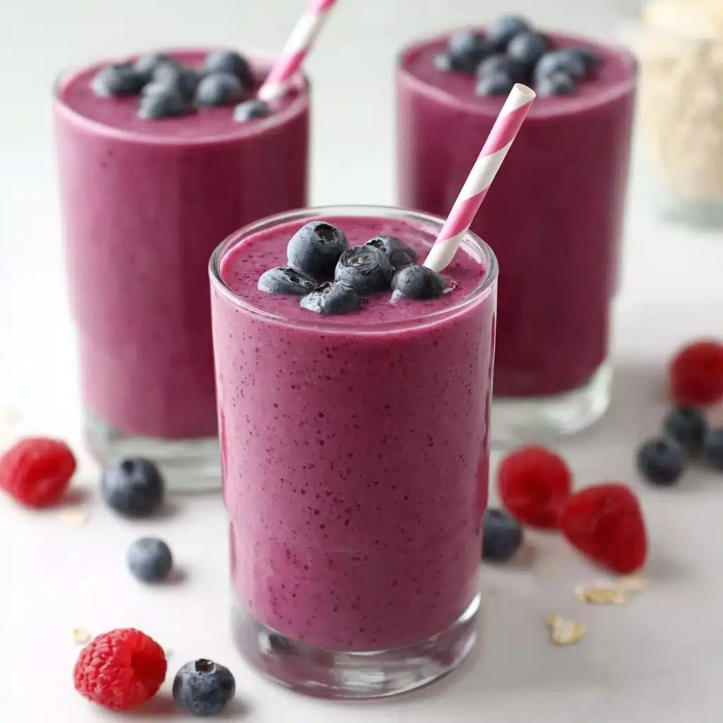 How to Make a Triple Berry Oat Tropical Smoothie Recipe