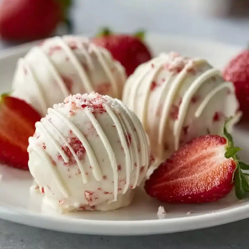 Strawberry Cheesecake Protein Balls Recipe