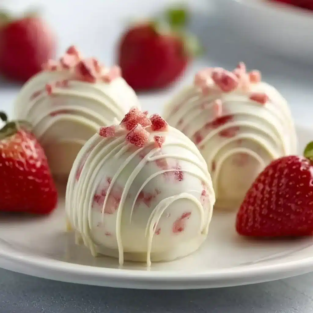 Strawberry Cheesecake Protein Balls Recipe - Recipe Image