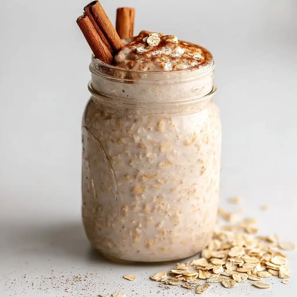 Tasty Vegan Dairy-Free Cinnamon Roll Overnight Oats Recipe