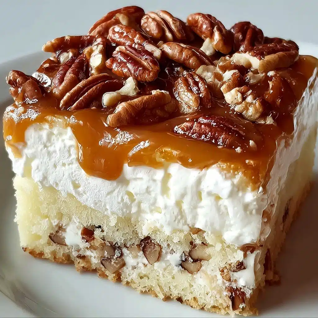Butter Pecan Praline Poke Cake Recipe