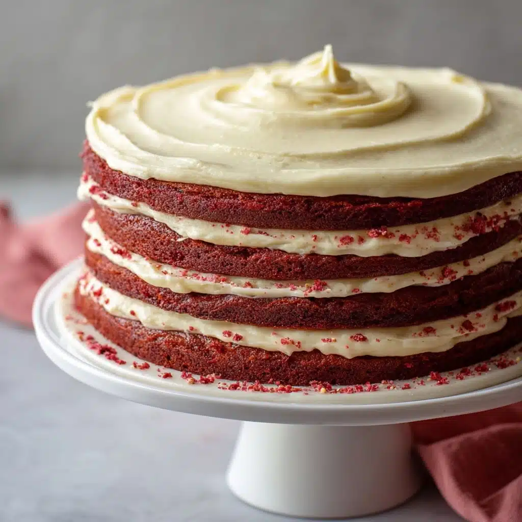 Red Velvet Crepe Cake Recipe