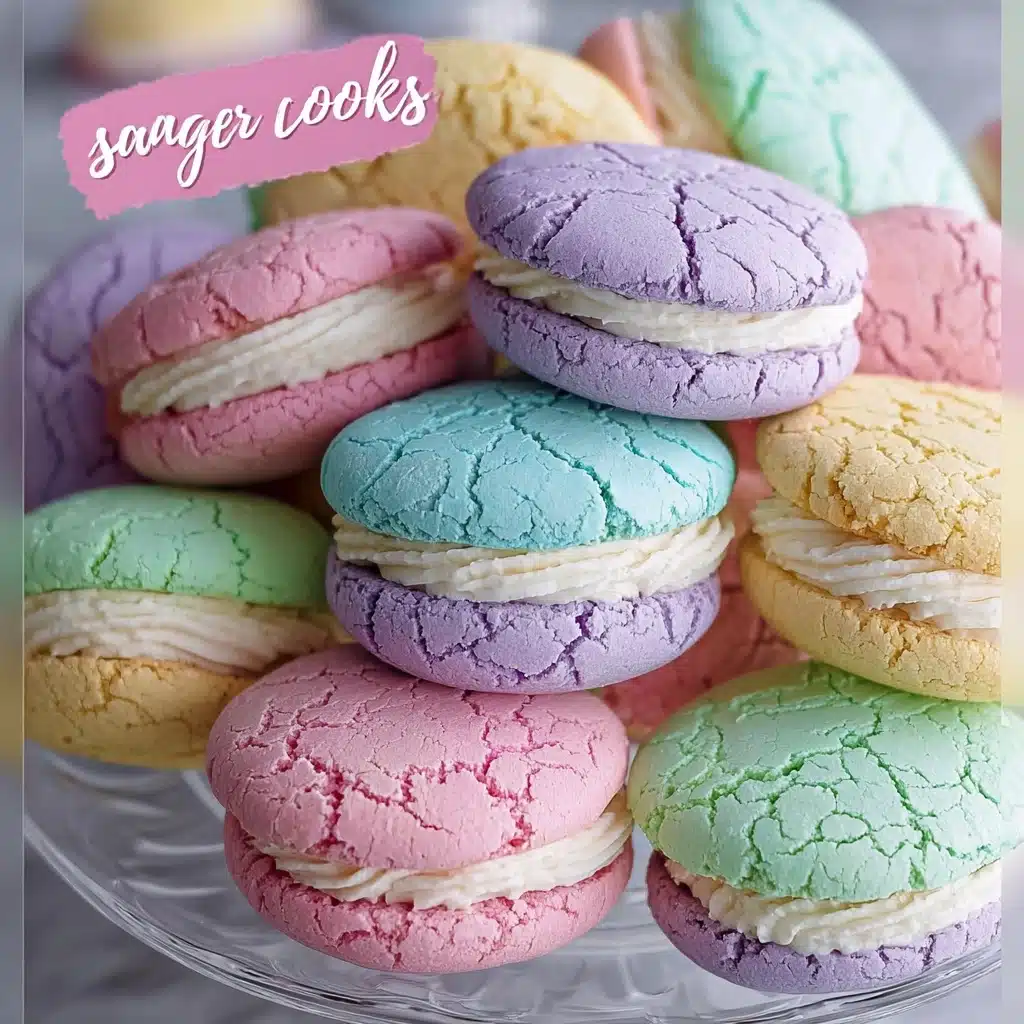 Pastel Sugar Cookie Sandwiches Recipe - Recipe Image