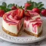 Strawberry Swirl Cheesecake Recipe