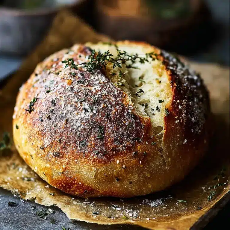 Garlic Parmesan Herb Bread Recipe