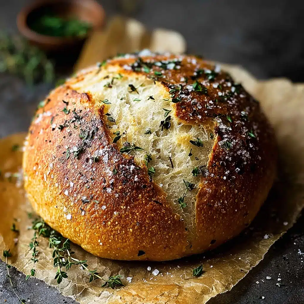 Garlic Parmesan Herb Bread Recipe - Recipe Image