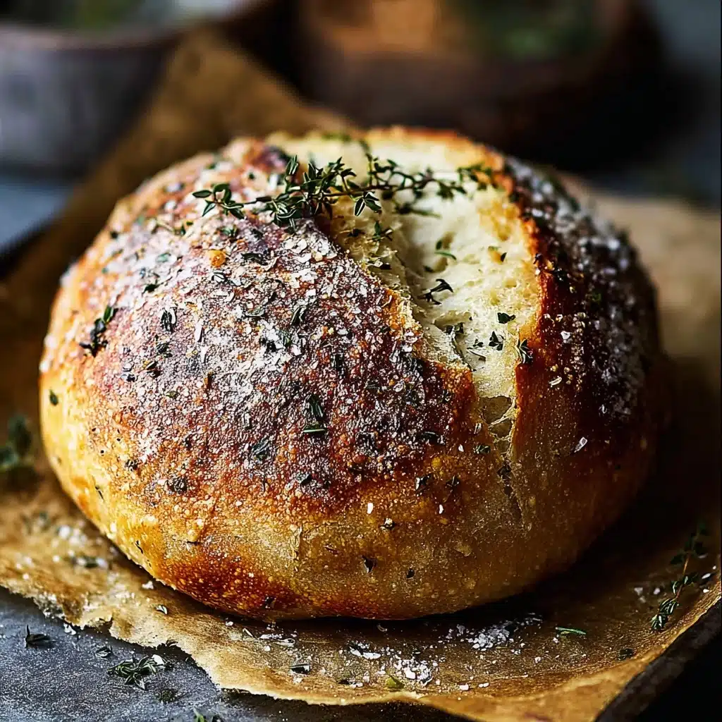 Garlic Parmesan Herb Bread Recipe - Recipe Image