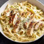 Garlic Parmesan Chicken Pasta Recipe