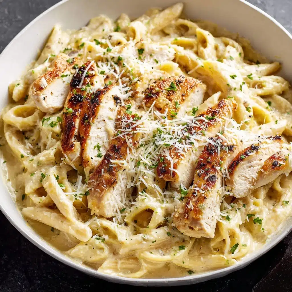 Garlic Parmesan Chicken Pasta Recipe