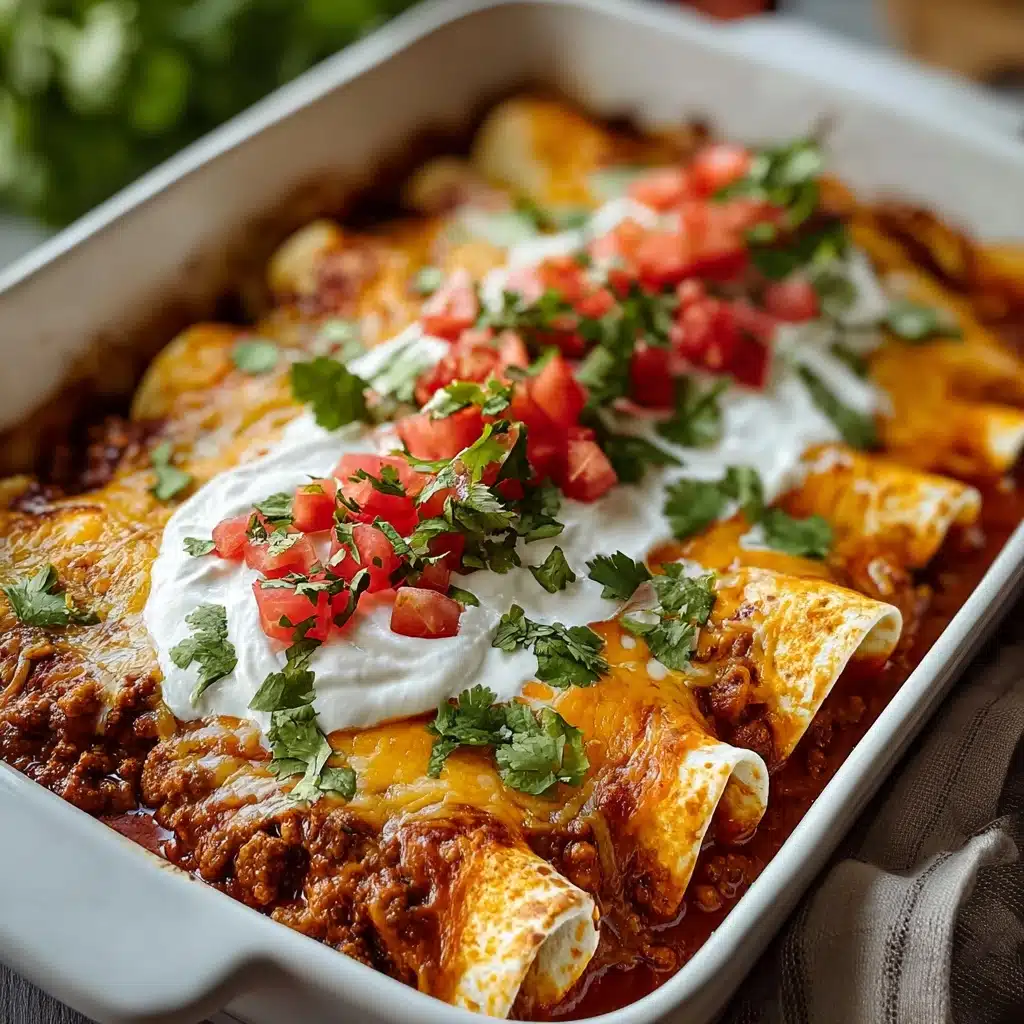 Ground Beef Enchiladas Recipe - Recipe Image