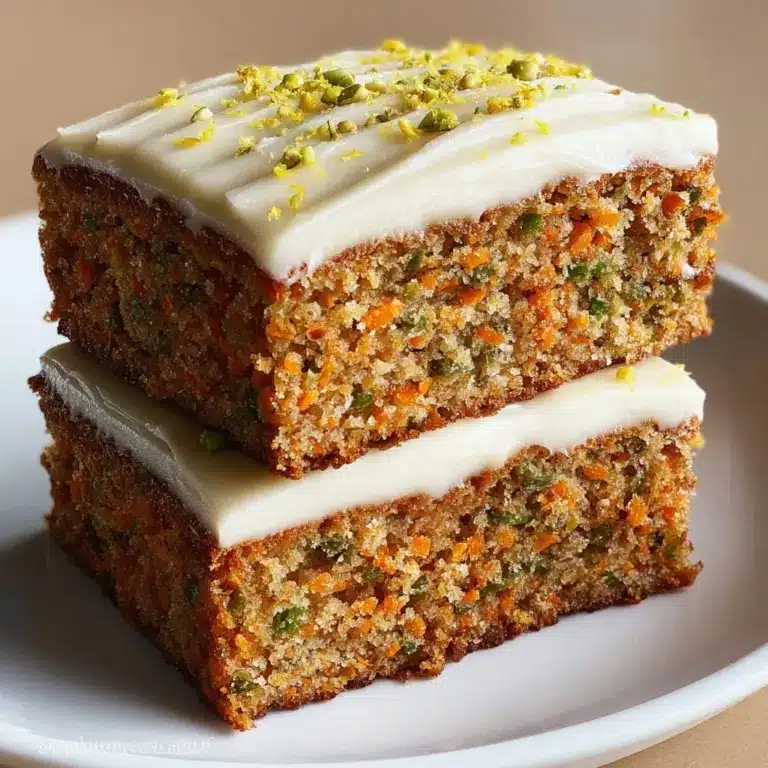 Moist Carrot Zucchini Cake with Cream Cheese Frosting Recipe