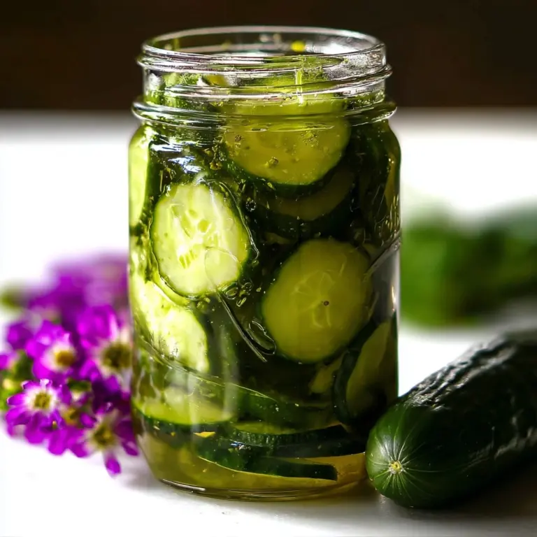 No-Cook Refrigerator Pickles Recipe