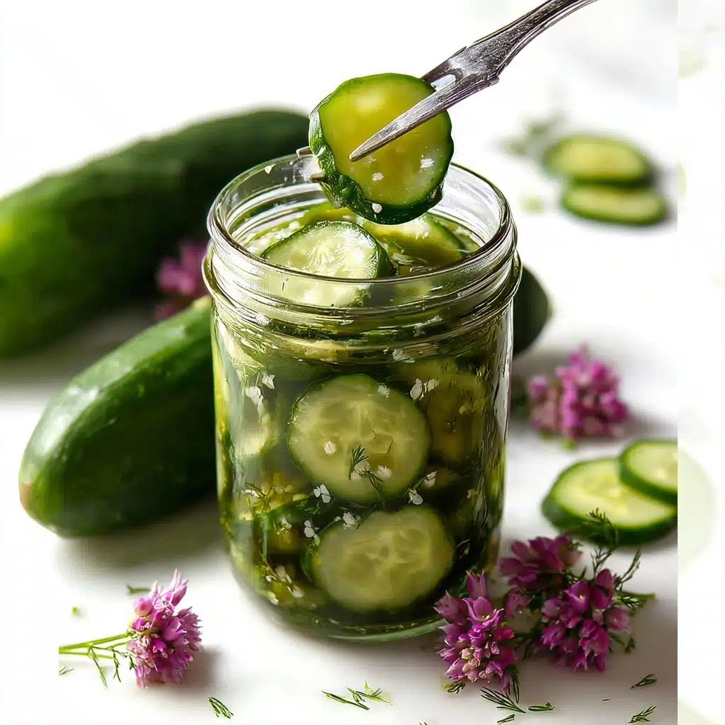 No-Cook Refrigerator Pickles Recipe - Recipe Image