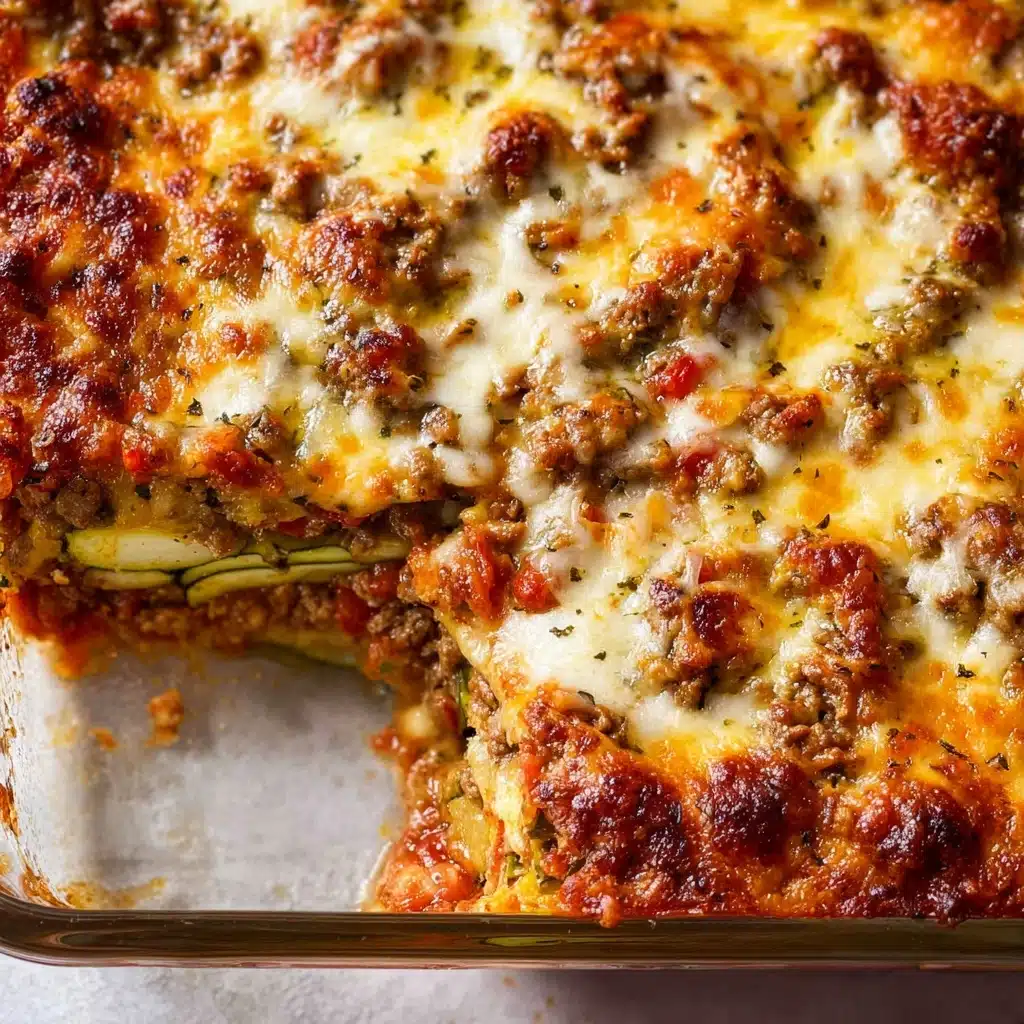 Ground Beef Zucchini Casserole Recipe - Recipe Image
