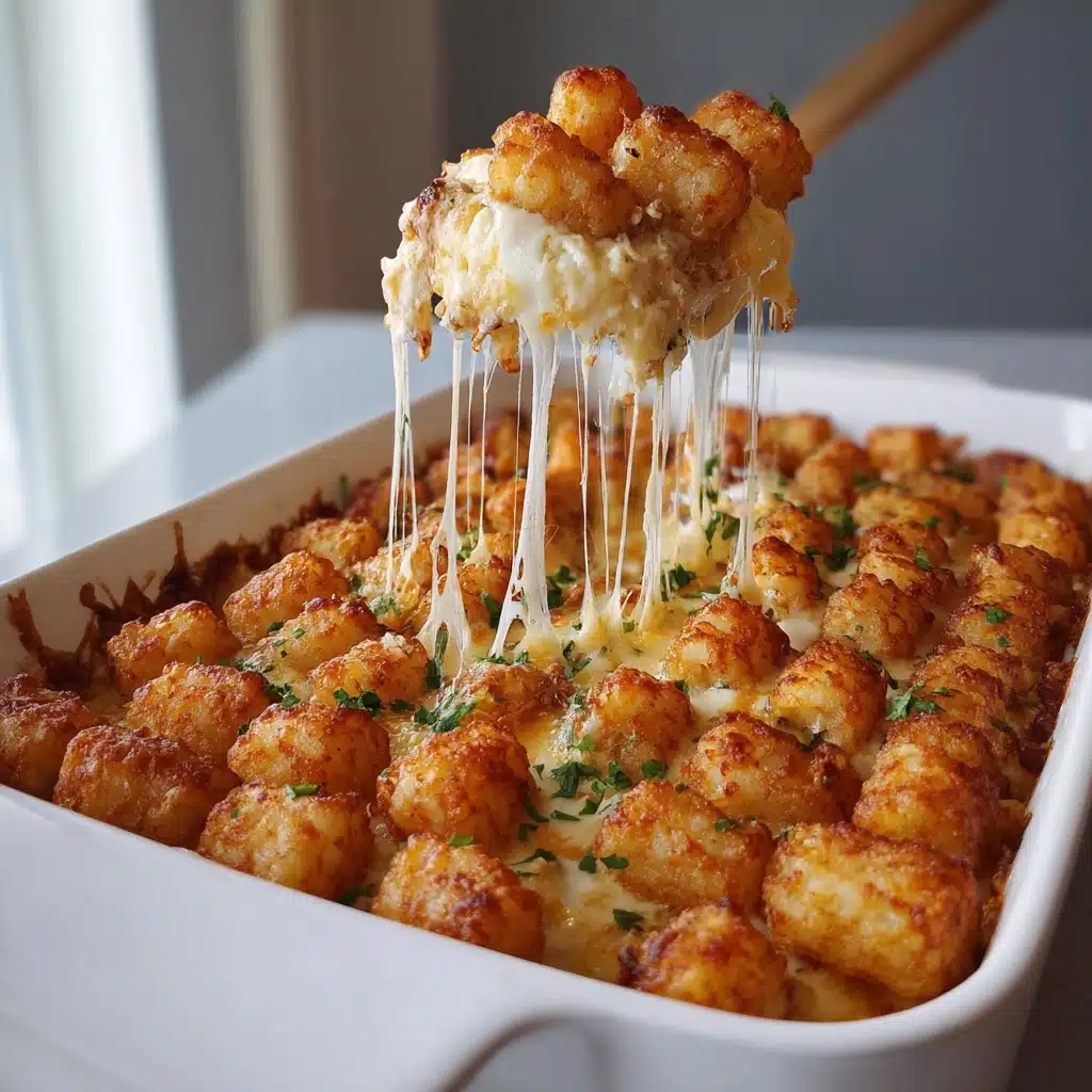 lfredo Tater Tot Casserole in 35 Minutes Recipe - Recipe Image
