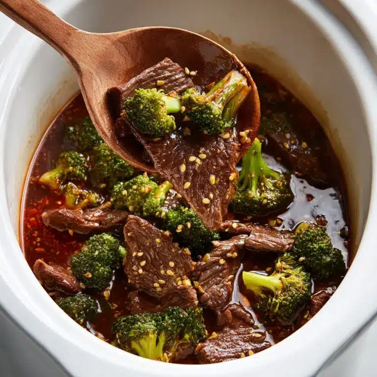 Slow-Cooker Beef & Broccoli Recipe