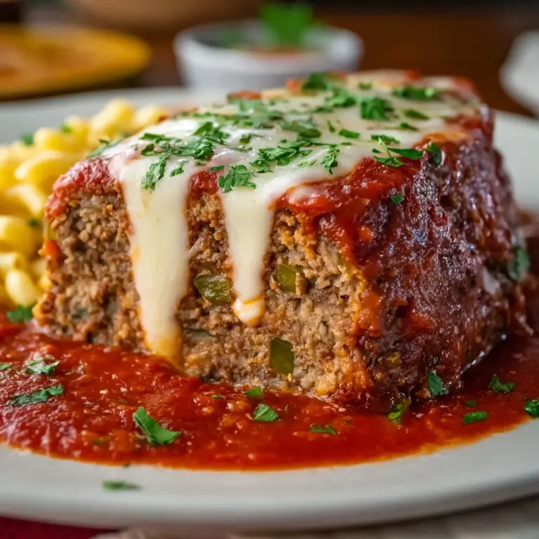 Stuffed Italian Meatloaf Recipe