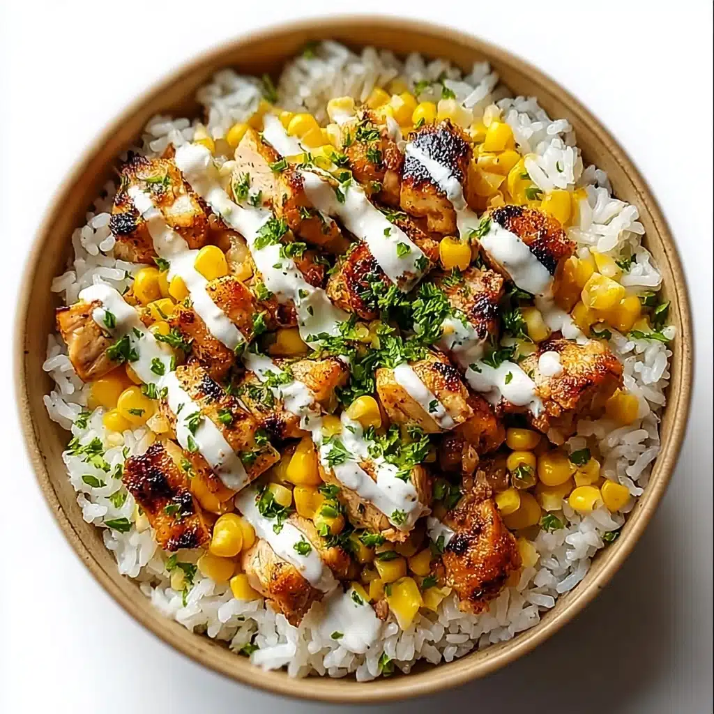 Delicious Street Corn Chicken Rice Bowl Recipe - Recipe Image