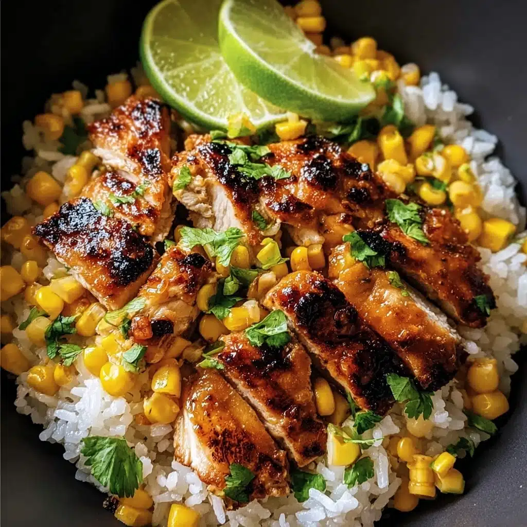 Delicious Street Corn Chicken Rice Bowl Recipe - Recipe Image